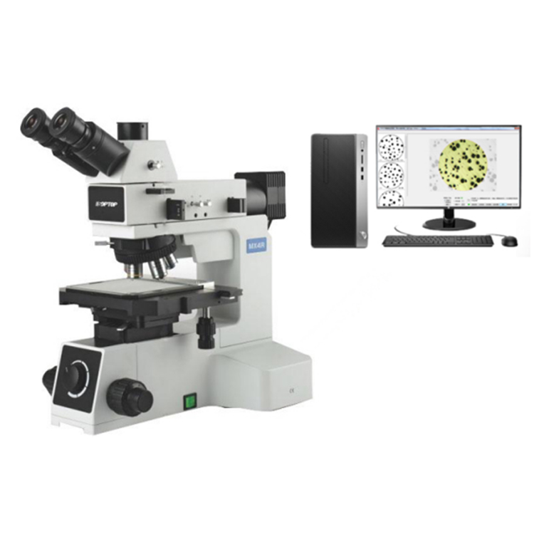 402-BW  Large upright metallographic microscope