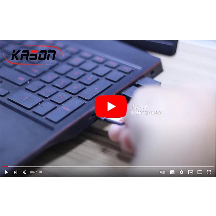 KASON SD Card Hardness Tester Brushing Machine Tutorial