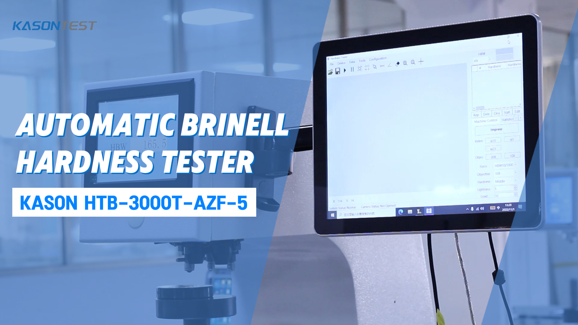 Nuevo probador automatizado de dureza Brinell de cinco estaciones con software y computadora presentado