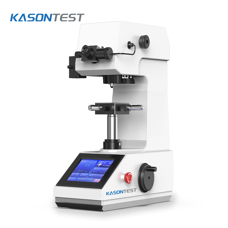 KASON HTV-5/10/30/50AT 触摸屏显示自动转塔维氏硬度计，带称重传感器驱动