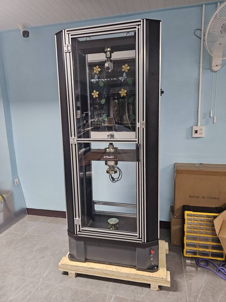 ASTM E8 ISO 6892 ASTM E21 Thailand Customer Give Good Commons on 50kn Electronic Tensile Testing Machine