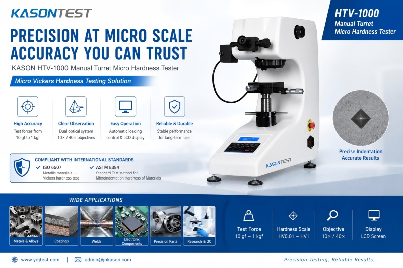 What Is a Micro Vickers Hardness Tester and Which Standards Does It Comply With? ISO 6507 and ASTM E384