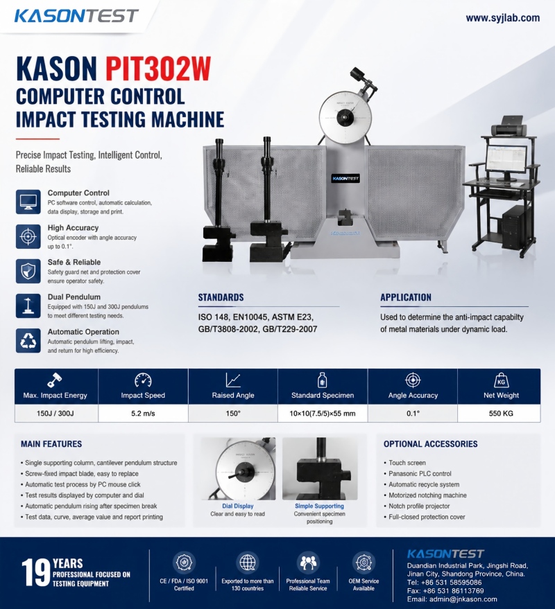 ISO148, EN10045, ASTM E23, What is the metal impact testing machine ?